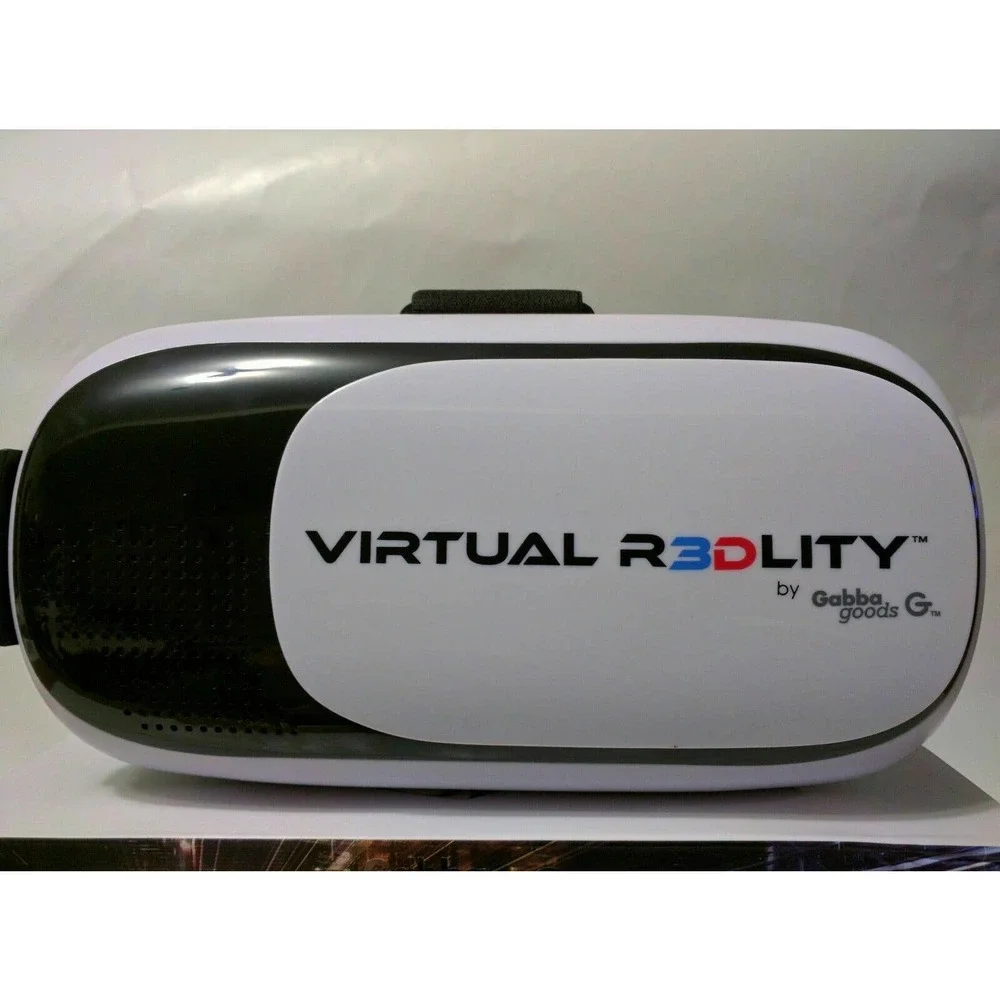 VIRTUAL R3DLITY HEADSET GABBA GOODS , 3D VIRTUAL REALITY, USED OPENED BOX